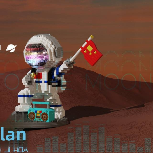 Glow Astronaut Building Blocks for Space STEM Play