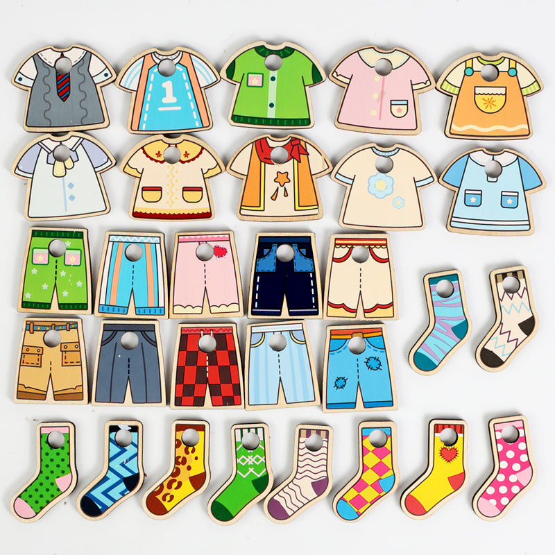 Montessori Clothes Drying Rack Toy