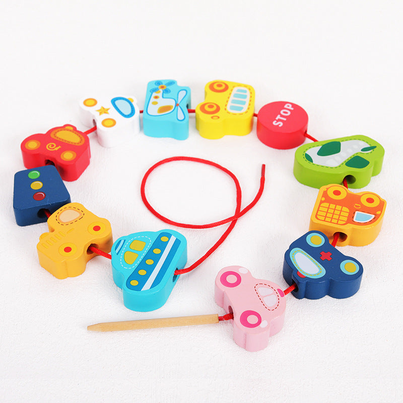 Kids Threading Beads Toy Set