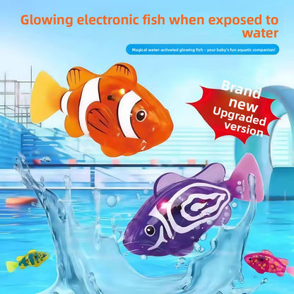 Interactive Light-Up Swimming Fish Toy