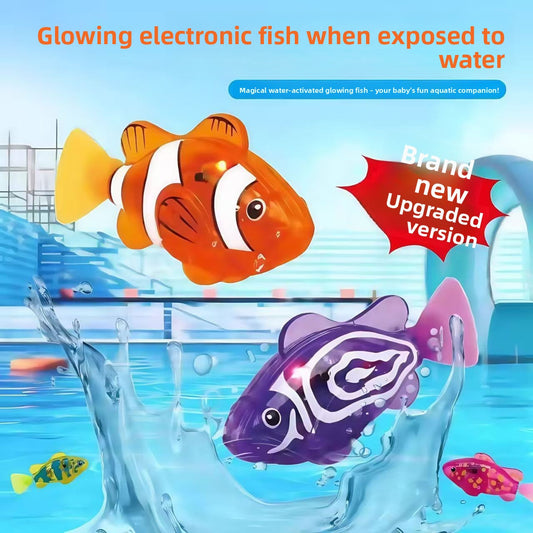 Interactive Light-Up Swimming Fish Toy