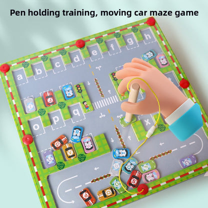 Wooden Magnetic Alphabet Maze Toy