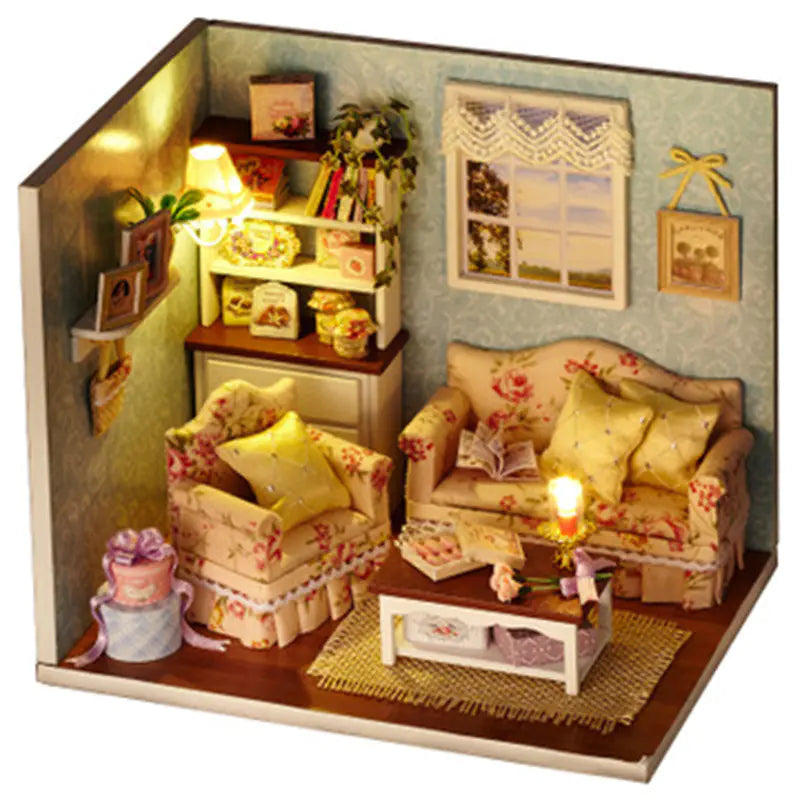 Build Your Dream: DIY Wooden House Puzzle Kit - Educational Toy! 🏡🎶
