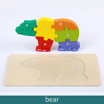 Explore & Learn: Wooden Educational Puzzle Toys for Kids! 🌳🧩