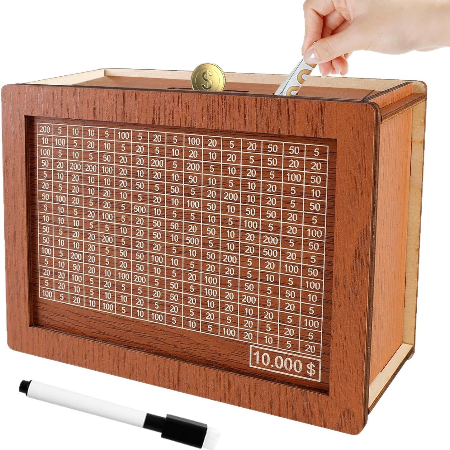 Wooden Goal Box with Counter