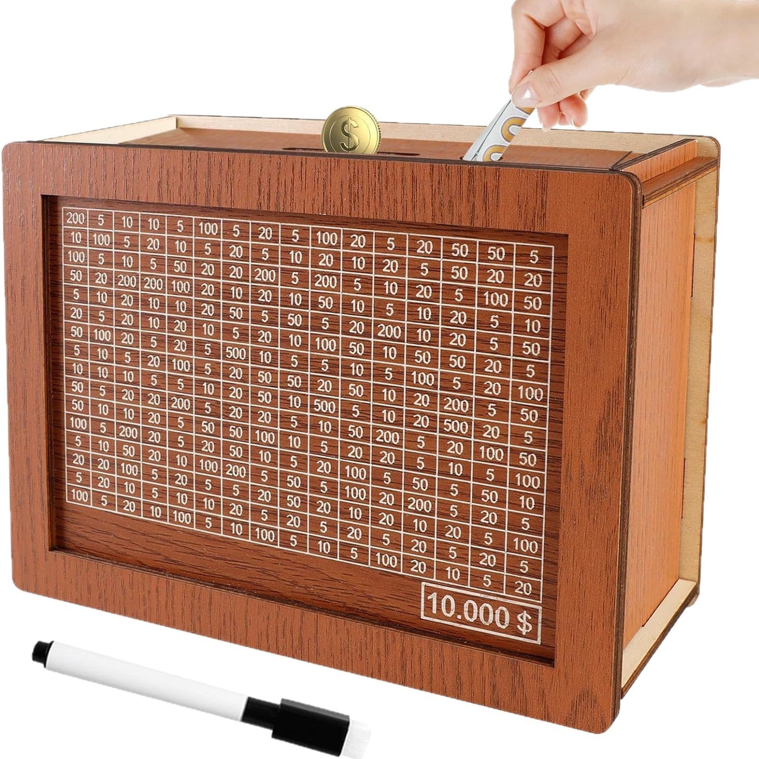 Wooden Goal Box with Counter