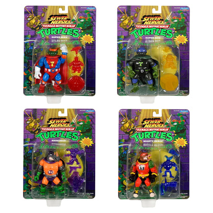 Teenage Mutant Ninja Turtles: Sewer Heroes 4-Figure Bundle with Accessories