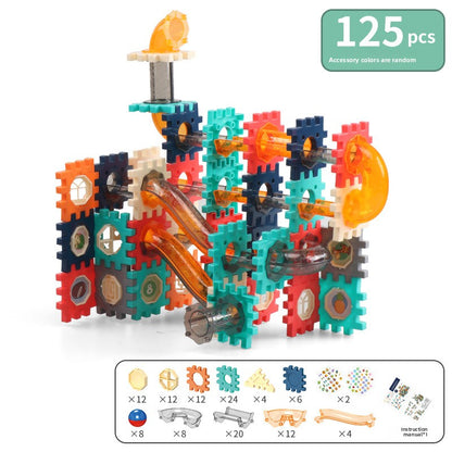 Ball Track Marble Run Building Set 125pcs