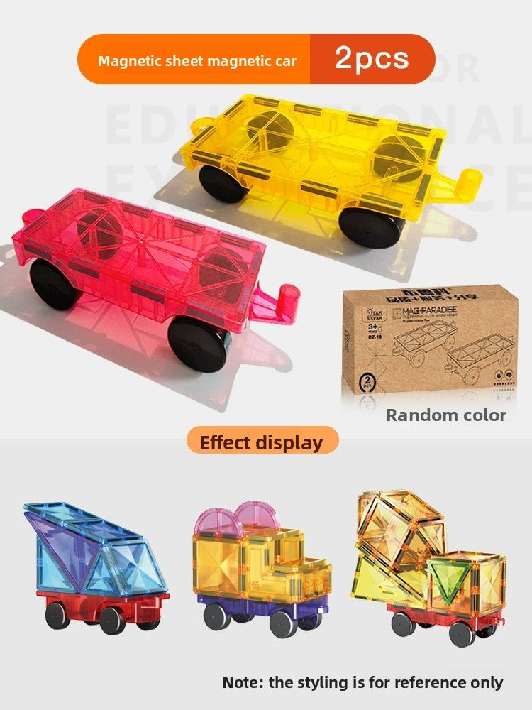 Sparkle Tile Building Set 2pcs MagneticCar Refill