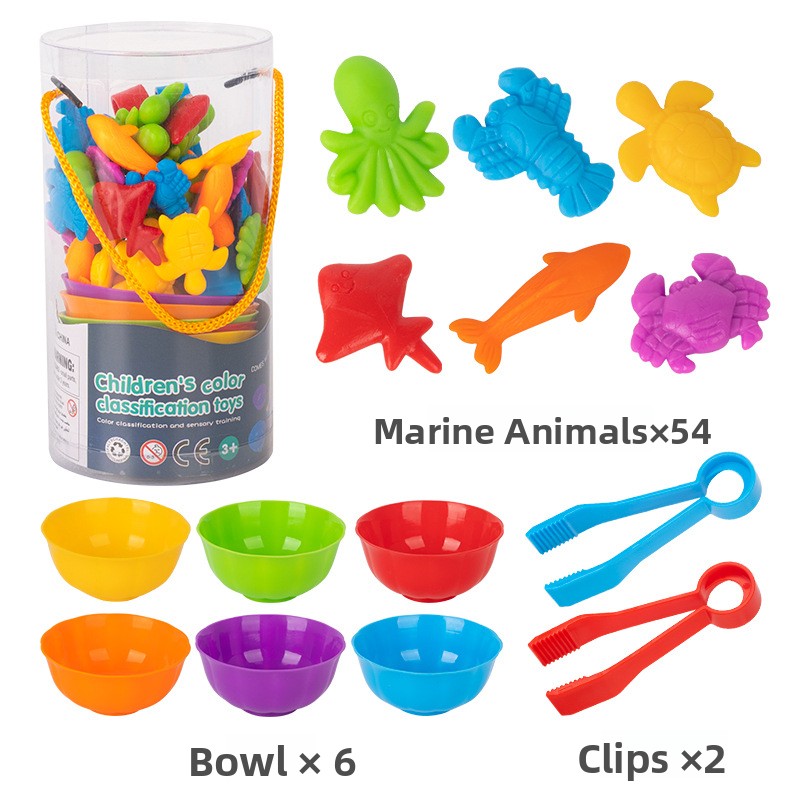 Animal & Dinosaur Sorting Counters – Rubber Counting Sets