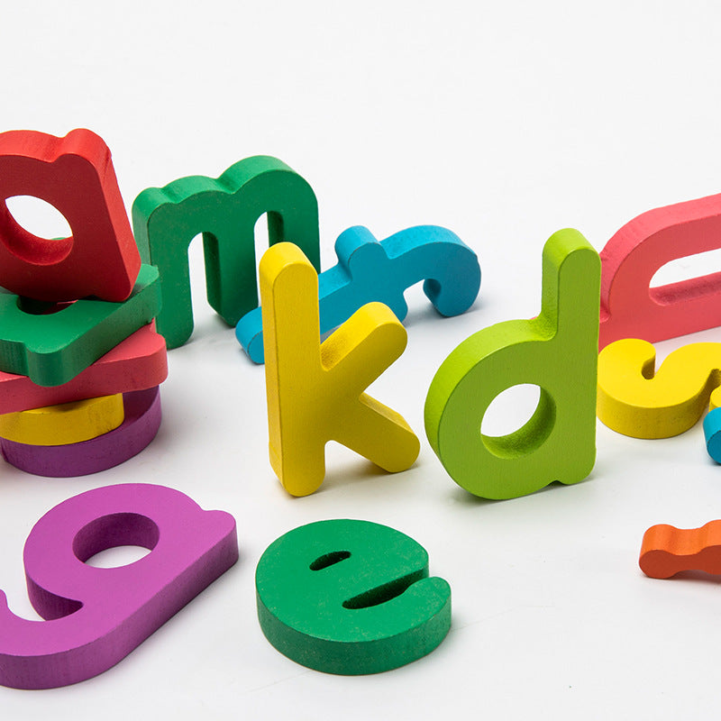 Wooden Learning Board for Letters and Numbers
