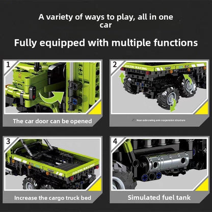 Truck Model Building Blocks Kit