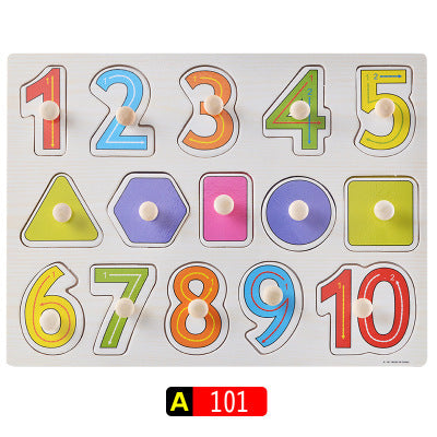 Montessori Wooden Alphabet Puzzle Board A101