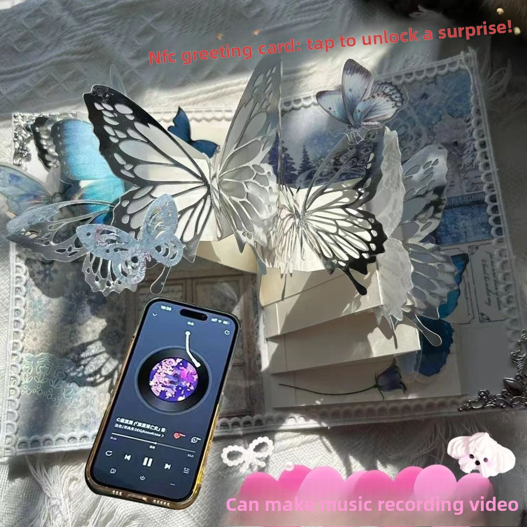 DIY NFC Butterfly Music Pop-Up Book Kit