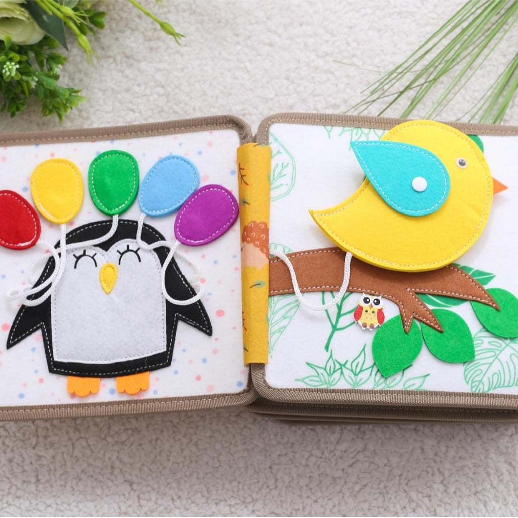 Felt Quiet Book for Toddlers