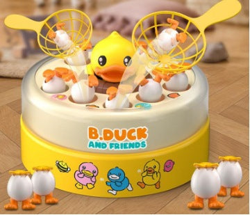 Bouncing Yellow Duck Toy for Kids Yellow Duck Turntable Factory