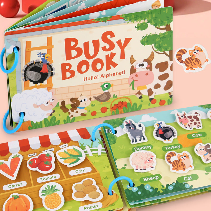 Early Education Busy Book for Kids