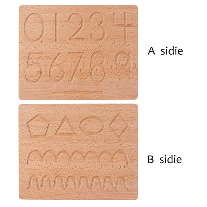 Wooden Blind Writing Board Educational Toy for Children