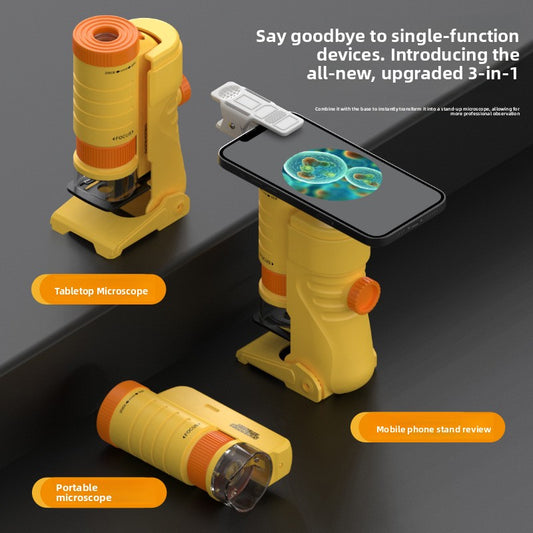 Handheld Portable Microscope for Students 200x Magnification