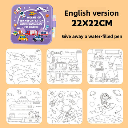 Magic Water Drawing Book for Kids