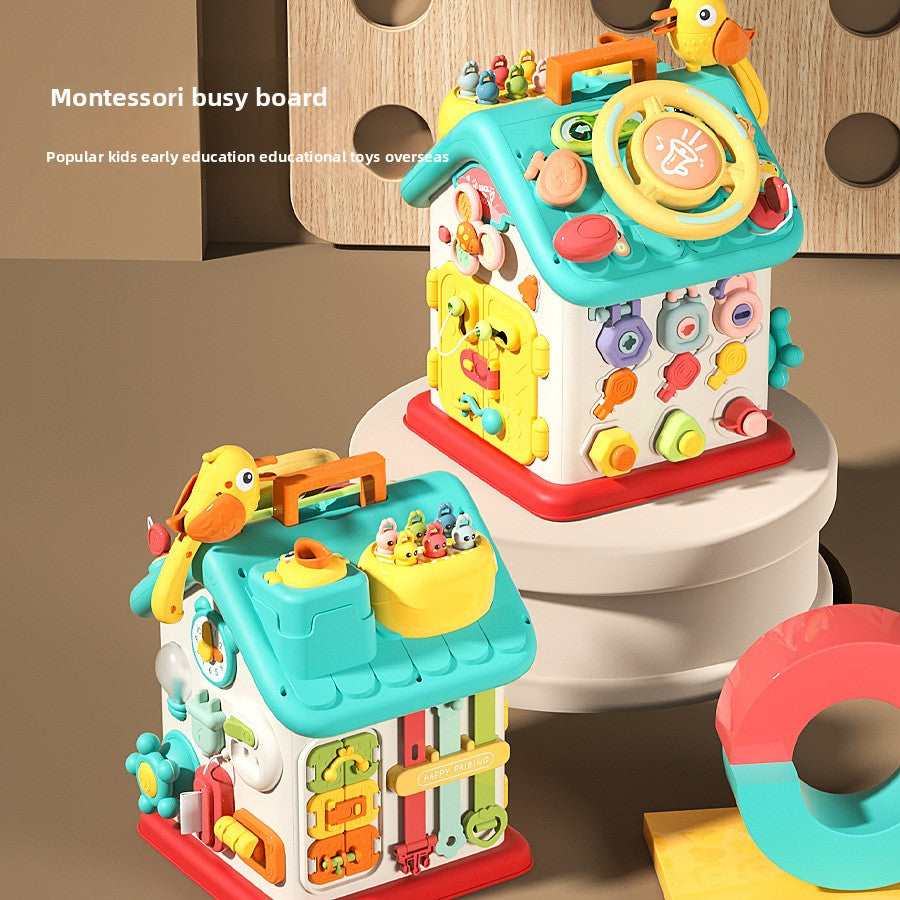 Six-Sided Busy House Activity Toy – 3 Power Packages