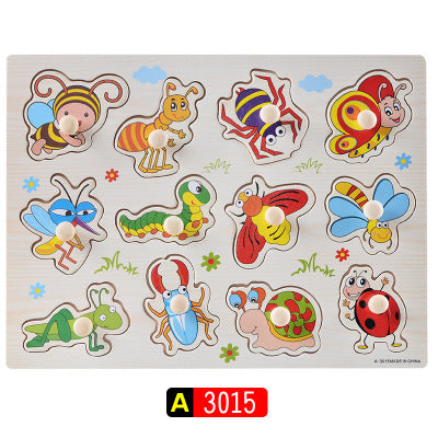 Montessori Wooden Alphabet Puzzle Board