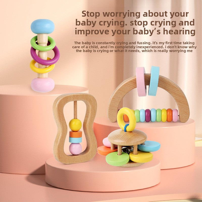 Wooden Rattle Toy for Infants