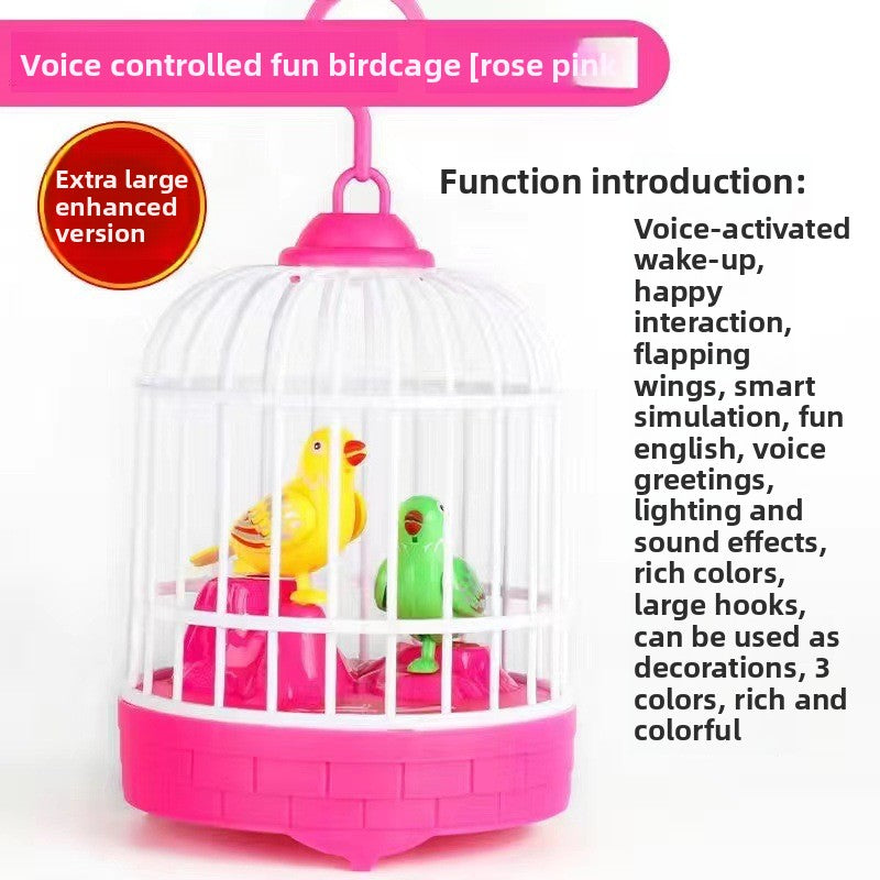 Kids Singing Bird Cage Learning Toy