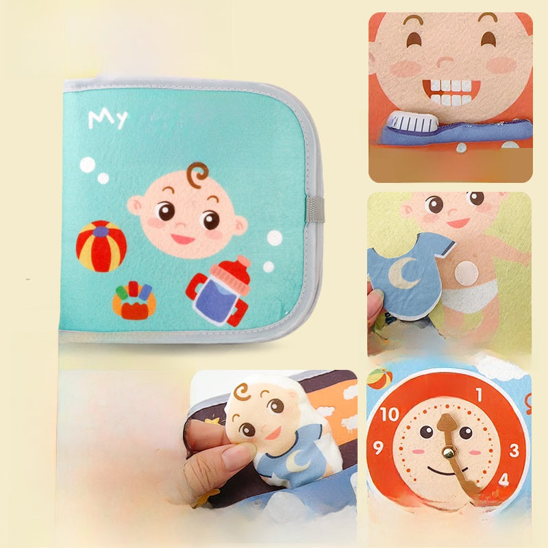 Early Education Cloth Book for Babies Babys Day