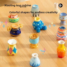 Kids Electric Pottery Wheel Kit with Air-Dry Clay