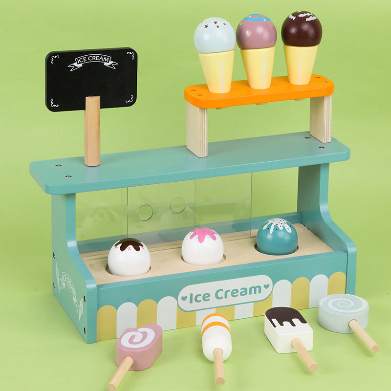 Wooden Tea Set Kitchen Pretend Play Toy