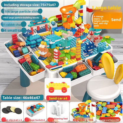 Large Building Block Table for Kids