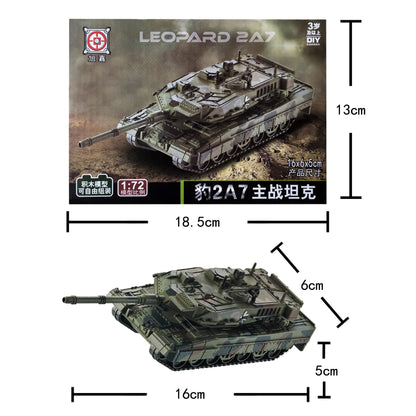 Aircraft & Tank Model Building Blocks Set Leopard 2A7 Main Battle Tank