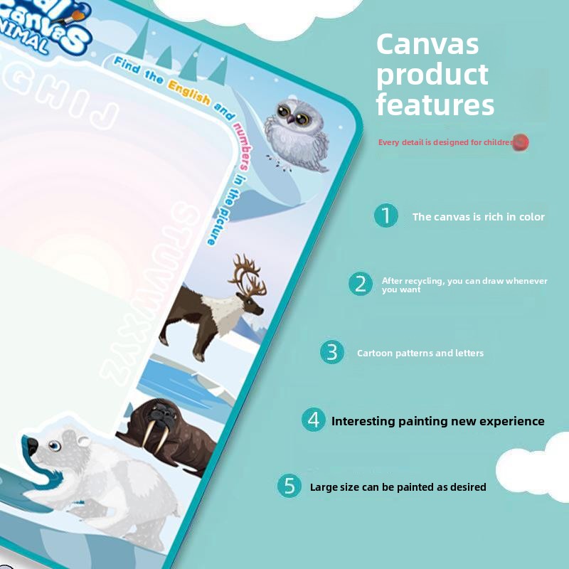 Reusable Water Drawing Mat for Kids