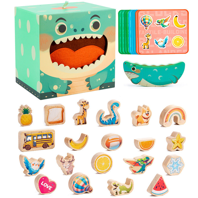 Wooden Balance Stacking Blocks for Kids