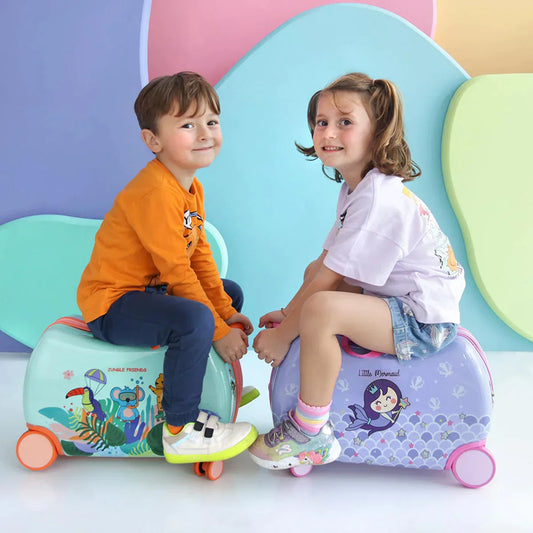 Sail Away on Fun: Rideable Kids Suitcase - Little Mermaid! 🧜♀️🧳