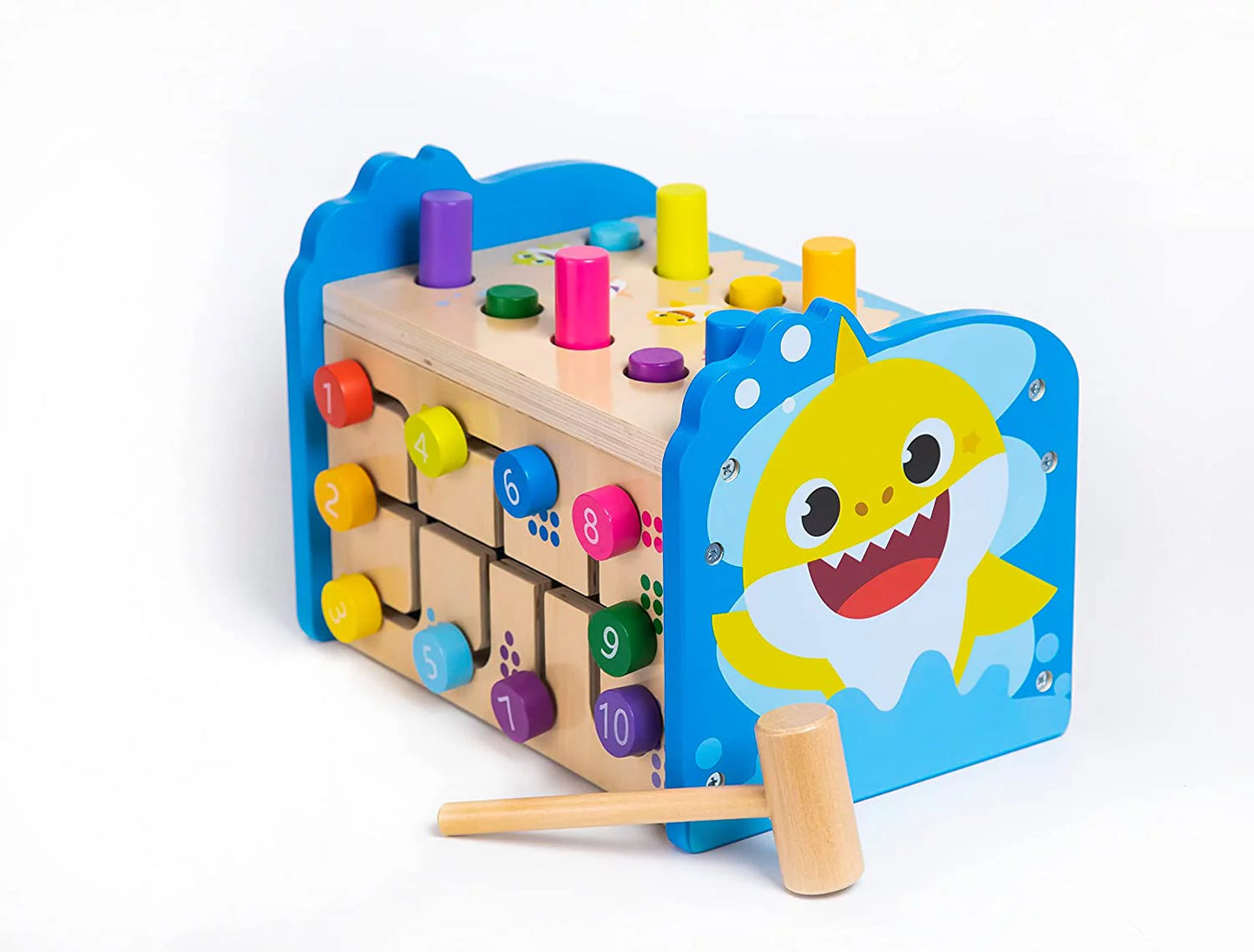 Baby Shark Pound and Tap Bench - Xylophone and Numbers Maze - Gifts for 1 2 and 3 Year Olds