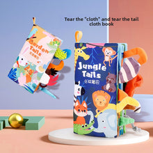 Animal Tail Cloth Book for Babies – 3 Sensory Themes