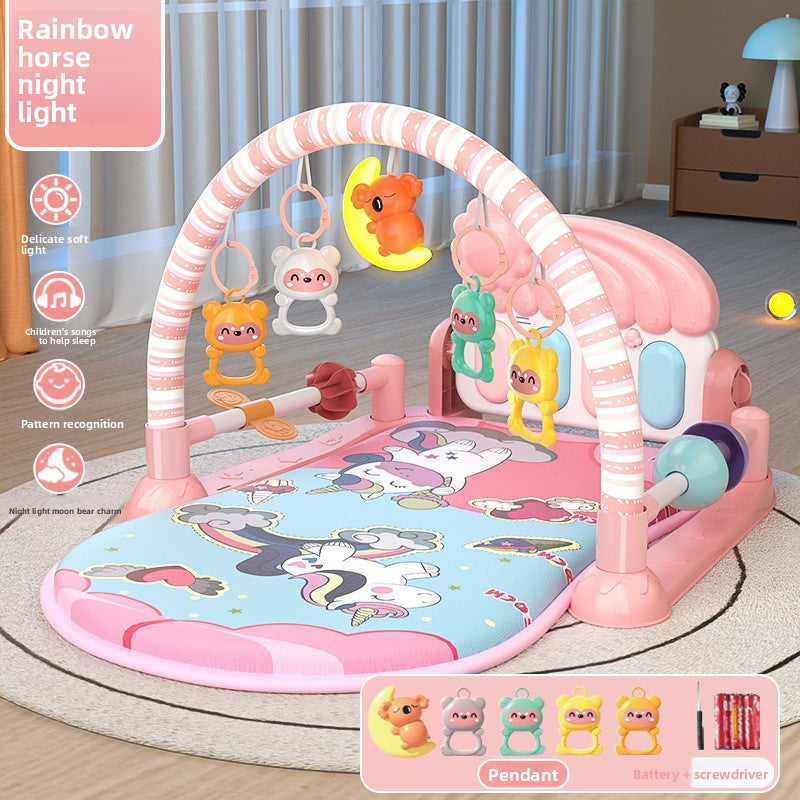 Baby Kick Piano Activity Toy – 16 Feature Options Pink – Night Light – Standard