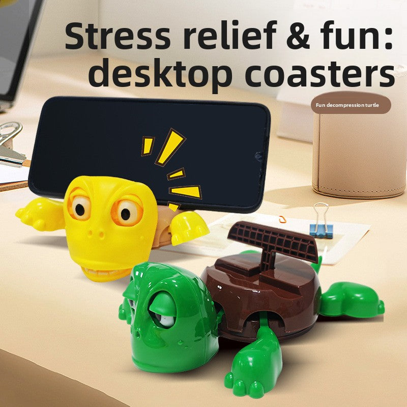 Turtle Press-Eye Coaster Fidget Toy