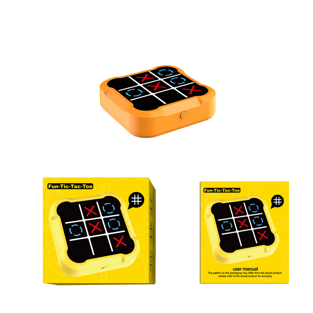 Electronic Tic-Tac-Toe Game – Memory & Two-Player Modes
