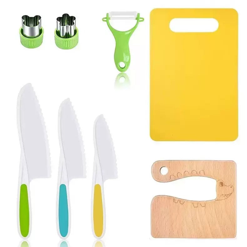 Kids Plastic Kitchen Knife Toy Set
