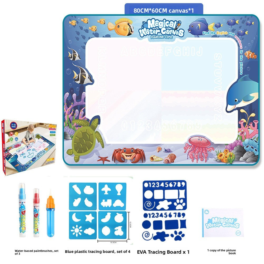 Reusable Water Drawing Mat for Kids, 80 × 60 cm