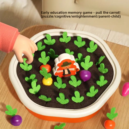 Pull-and-Match Carrot Toy