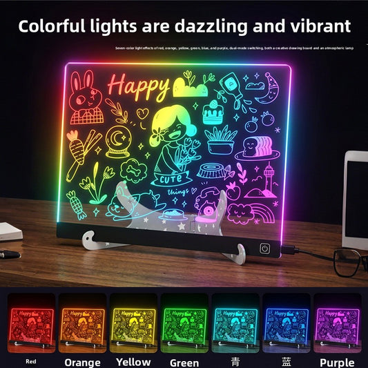 RGB Light-Up Drawing Board with USB-C