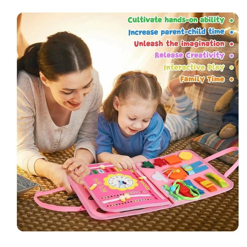 Felt Busy Book for Toddlers – Dinosaur or Mermaid