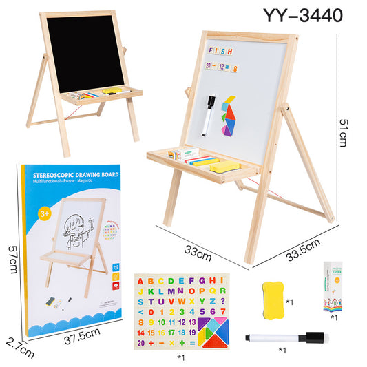 Double-Sided Drawing Board for Kids Yy3440 3D Drawing Board Standard