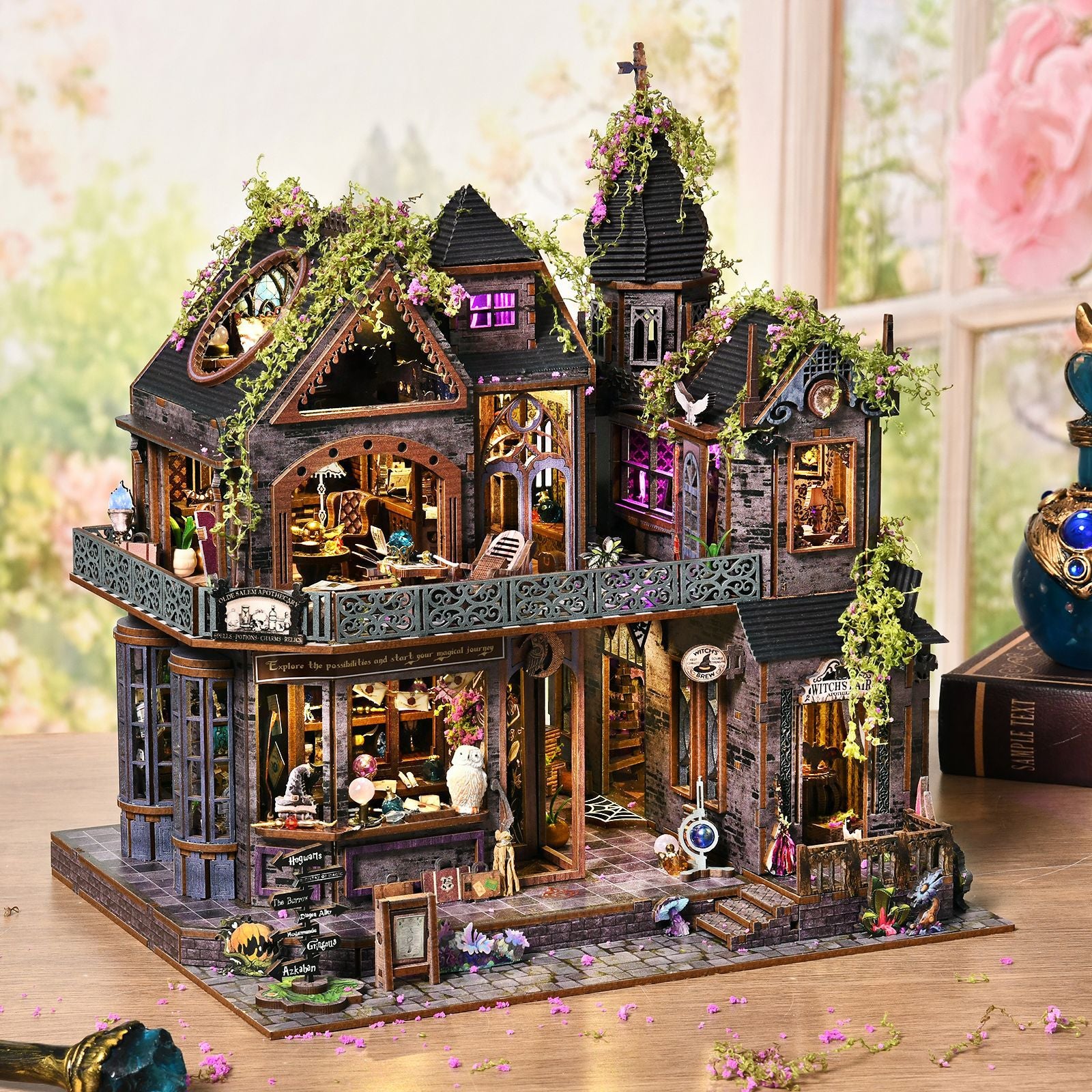 Wooden Castle Building Blocks Kit Magic Castle KT06