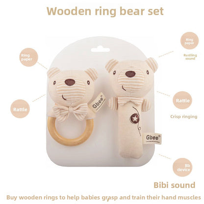 Baby Hand Bell Rattle Stick for Sensory Play