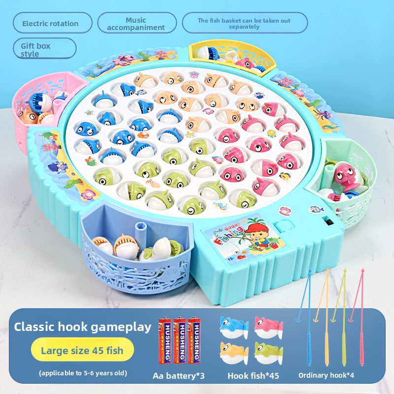 Electric Fishing Game Toy for Kids